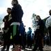 Participants sing the Star Spangled Banner before the run on Saturday, April 20. AnnArbor.com I Daniel Brenner